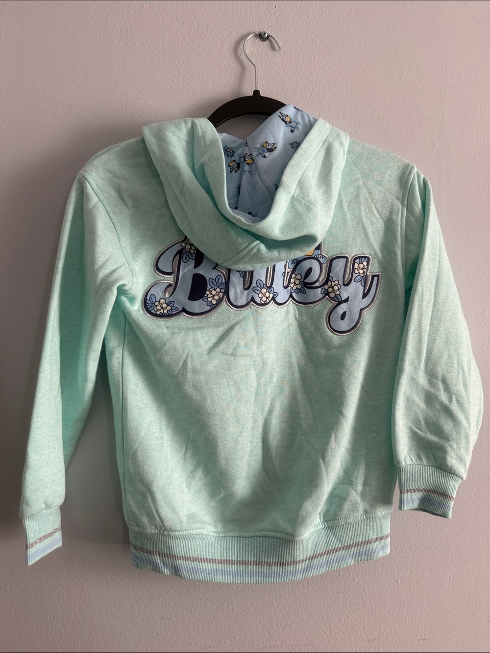 Bluey Mint Green Full-Zip Hoodie for Kids - Picture 6 of 11